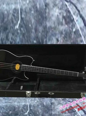 黄家驹同款beyond演唱会Santa Rosa黑色电箱薄体实木贝斯低音吉他