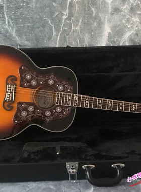 定制 SJ200 Bob Dylan单板全单民谣吉他42寸原声木吉他可定电箱款