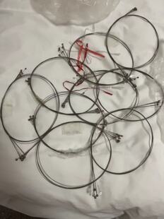 定制斯坦伯格无头电吉他手工吉他弦电吉他弦 专用双头琴弦 双球弦