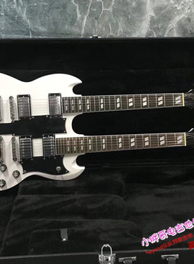 高端定制款 SG400双头电吉他 演出级双琴颈SG吉他 可定制12十二弦