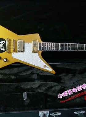 高端定制款beyond手工黄贯中同款 刀锋战士异形电吉他 Explorer