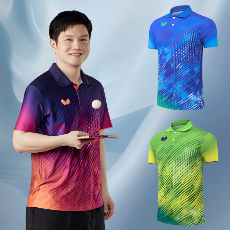 2025新款蝴蝶乒乓球服樊振东同款