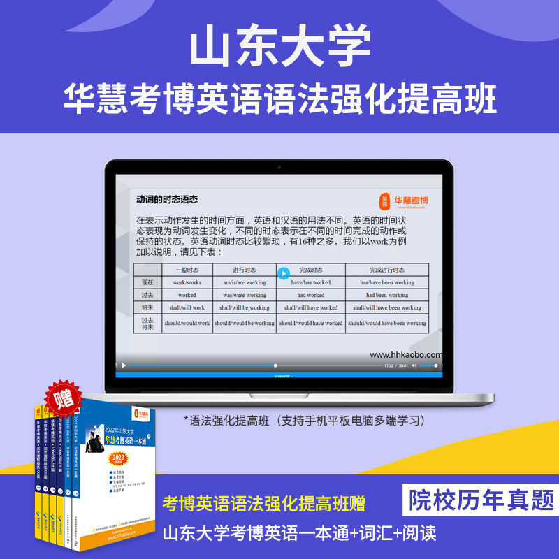 华慧语法课赠2027年山东大学考博英语真题答案+词汇10000+阅读220