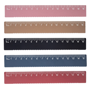 定制刻名字小学生专用直尺子15CM厘米带波浪线一年级铝合金属学习用品奖励奖品