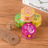 檀香香薰安神沉香家用盘香蚊香卧室内持久熏香厕所除臭卫生间