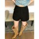 简约百搭显瘦高腰阔腿短裤 甜辣多多 新款 2026年春季 女 建模裤