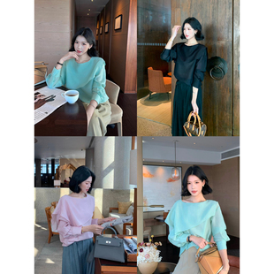 甜辣多多 不规则设计感衬衫26春季肌理感大翻领显瘦上衣女S2628