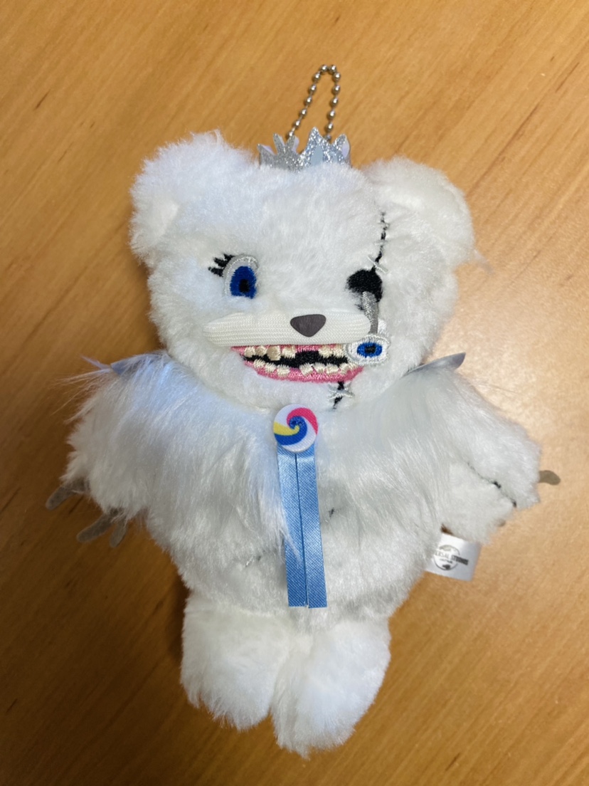 日单现货日本USJ大阪环球25年万圣限定Hami kuma白色僵尸熊挂件