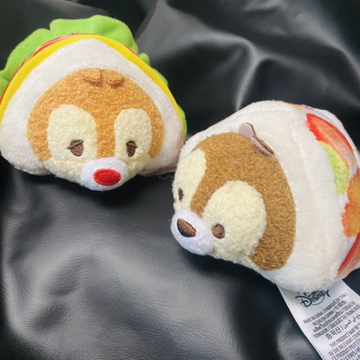 面包师奇奇蒂蒂松松 东京DISNEY 面包房 三明治松鼠兄弟tsum沙包