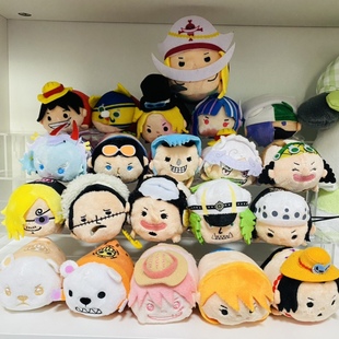 日单 海贼王 路飞乔巴 多款 趴趴公仔 动漫卡通人物 毛绒公仔玩偶
