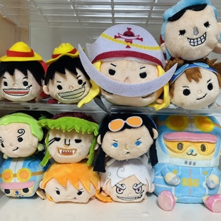 日单 新品海贼王 路飞乔巴 松松趴趴公仔 动漫人物 毛绒公仔玩偶