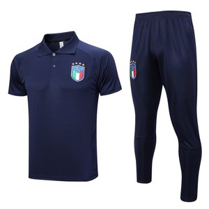 2324赛季意大利球衣短袖POLO衫足球训练服C993# football jersey