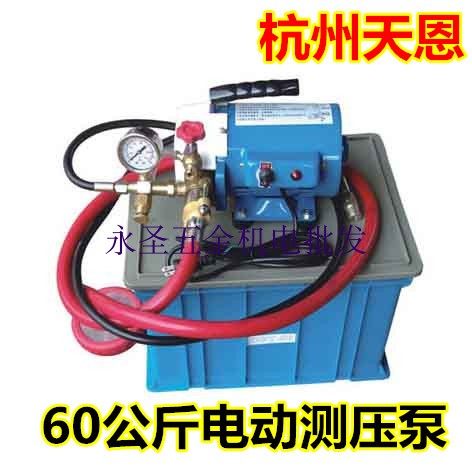 DSY-60手提式电动试压泵PPR消防测压泵打压力泵60KG水管道试压机