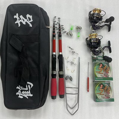 升级款五合一迷你小抛竿