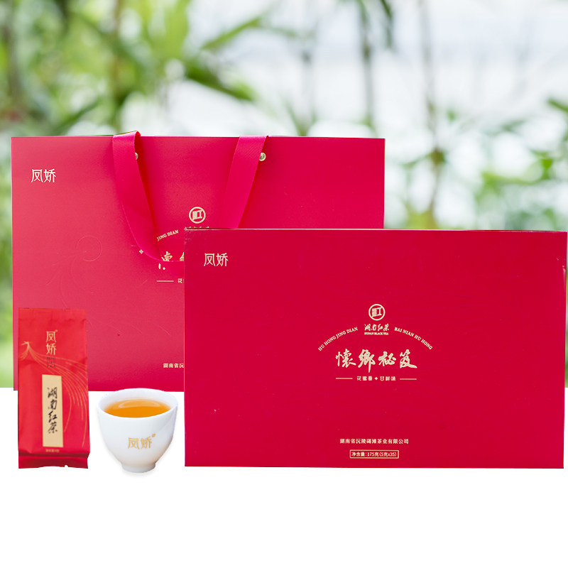 凤娇 湖南红茶蜜香型养胃红茶 175g/盒 甘醇耐泡红茶 送礼佳品