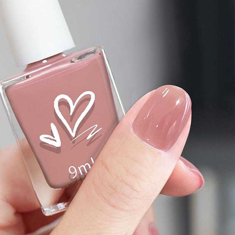 免烤快干持久2024新款不可撕拉少女漫画手甲指甲油不掉色显白美甲