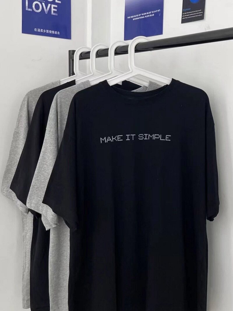 TRENDY BRAND INS SUPER HOT AMERICAN HALF-SLEEVED T-SHIRT WOMENS TREND RETRO DARK HIP HOP HIPHO STUDENT SHORT-SLEEVED SHIRT
