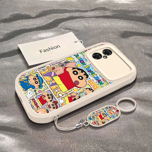 格子小新适用于红米Note11R手机壳男女新款11SE全包防摔搞怪小众卡通ins风保护手机套RedmiNote11EPro的外壳