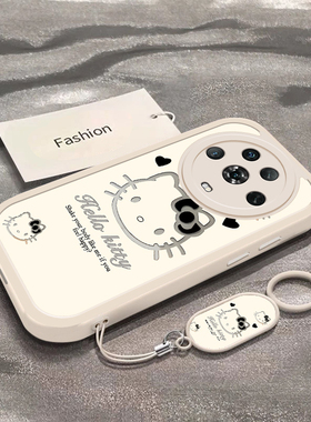 暗黑凯蒂猫适用于荣耀Magic4手机壳Magic4Pro新款LGE-ANOO全包防摔保护套卡通男女款至臻版可爱ins风专用外壳