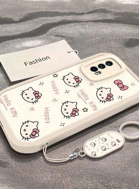 适用于iQOONeo5手机壳iQOONeo5s新款V2055A全包防摔Neo5se保护套活力版男女款可爱彩色凯蒂猫头iqoo专用外壳