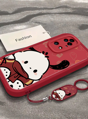 适用于华为鼎桥P50手机壳新款AVA-PA00全包防摔新年烟花凯蒂猫帕恰狗保护套TDTechp50喜庆卡通男女款专用外壳