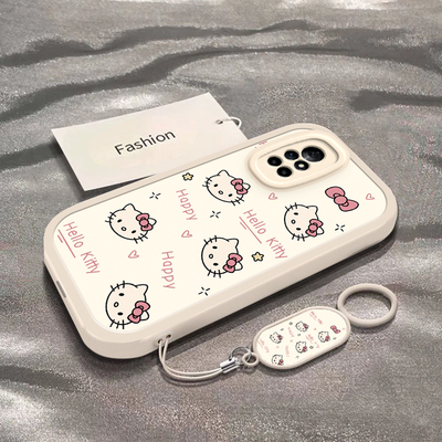 适用于华为Nova8手机壳Nova8SE新款ANG-AN00全包防摔保护套Nova8Pro男女款活力版小众简约彩色凯蒂猫专用外壳