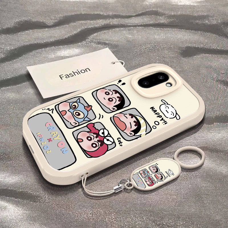 适用于一加Ace6T手机壳新款PLR110全包防摔四宫格小新保护套1+ACE6t可爱男女款OnePlus卡通小众ins风专用外壳