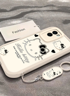 暗黑凯蒂猫适用于vivoY55s手机壳新款V2156A全包防摔保护套y55s可爱男女款viviY55t小众卡通ins风专用外壳