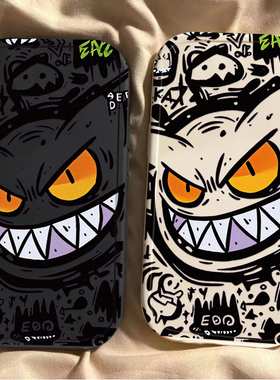 橙色耿鬼适用于真我GT7Pro竞速版手机壳RealmeGT7Pro新款RMX5090全包防摔保护套搞怪个性男女款ins风专用外壳