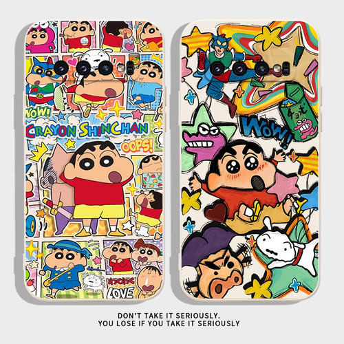 漫画小新适用于三星S10手机壳S10+新款beyond0全包防摔保护套GalaxyS10e搞怪可爱男女款小众ins风专用外壳