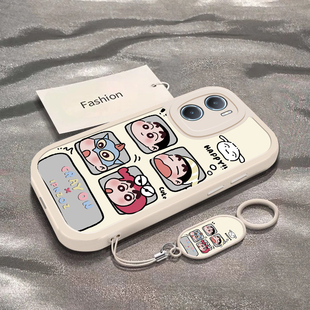 四宫格小新适用于vivoY53t手机壳Y53s新款V2230A全包防摔保护套viviy53s可爱男女款搞怪卡通ins风专用外壳