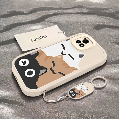 三只小猫适用于vivoY31s手机壳新款V2054A全包防摔保护套y31s标准版可爱搞怪男女款卡通小众ins风专用外壳