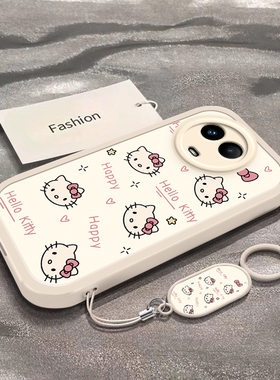 适用于真我V50手机壳RealmeV50s新款RMX3783全包防摔保护套真我v50s男女款小众简约可爱彩色凯蒂猫头专用外壳