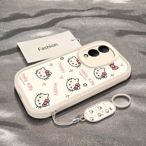 适用于vivoY36手机壳vivoY36t新款V2247全包防摔5G保护套Y36i男女款Y36s可爱彩色凯蒂猫头viviY36C专用外壳