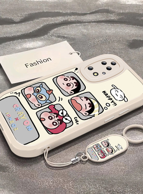 四宫格小新适用于华为智选鼎桥P50手机壳新款AVA-PA00全包防摔保护套TDTechp50可爱搞怪男女款ins风专用外壳