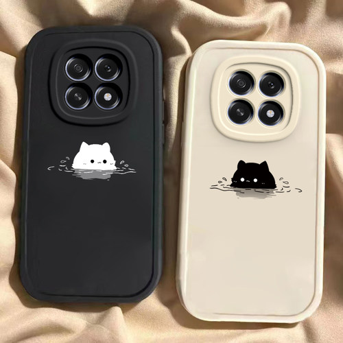 适用于OPPOA6Plus手机壳新款PKQ110全包防摔泡汤猫猫保护套oppoa6plus可爱男女款小众简约潮流ins风的外壳