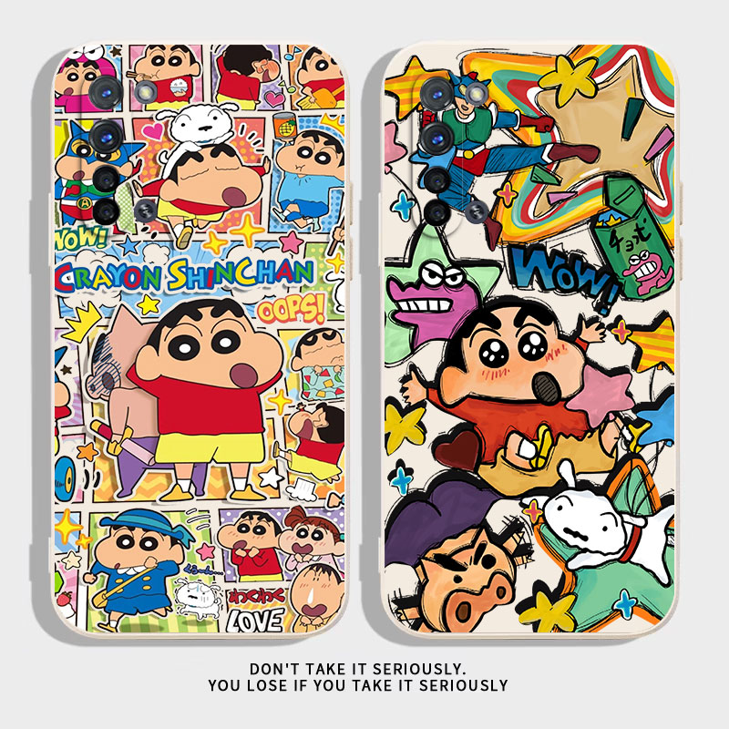 漫画小新适用于OPPOReno3手机壳Reno3Pro新款PDCM00全包防摔保护套元气版男女款oppo可爱卡通ins风专用外壳