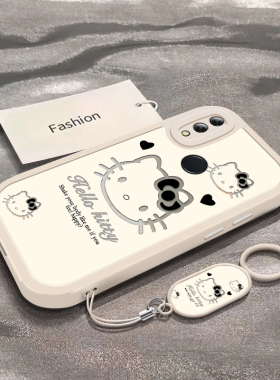 暗黑凯蒂猫适用于华为Nova3手机壳3i新款PAR-AL00全包防摔保护套nova3e可爱男女款简约卡通小众ins风专用外壳