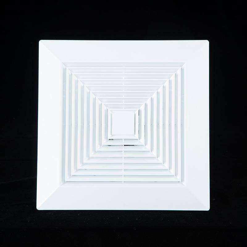 管道式排气扇静音吸顶式换气扇卫生间天花换气扇浴室方型排气扇