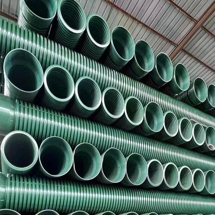 共混双壁波纹管 mpve地下铺设管道电缆保护管 高环刚度 DN500