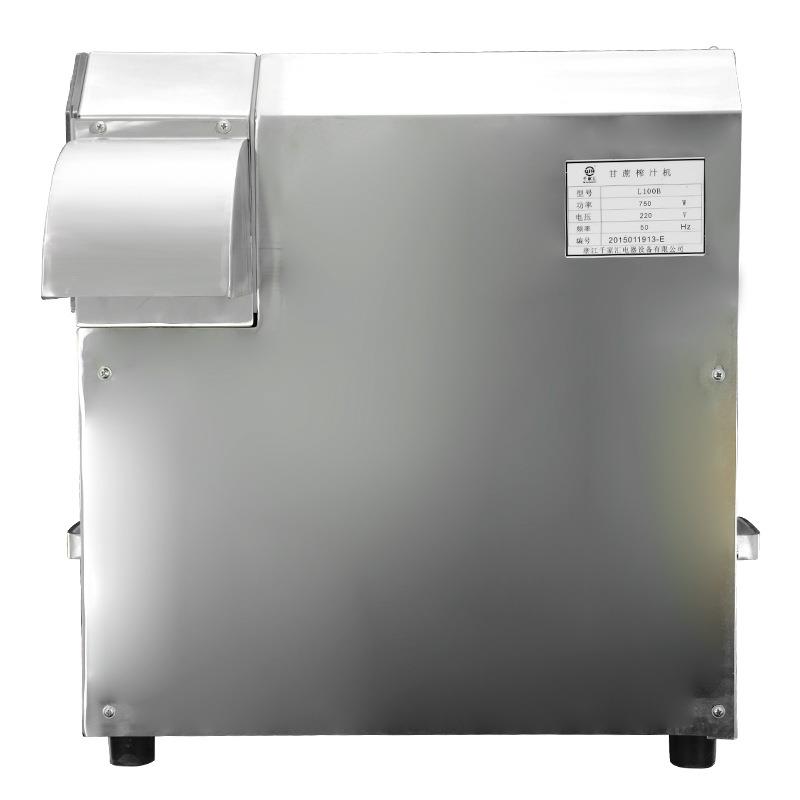 千家汇QJH-L100B商用甘蔗榨汁机不锈钢电动四辊鲜榨甘蔗机