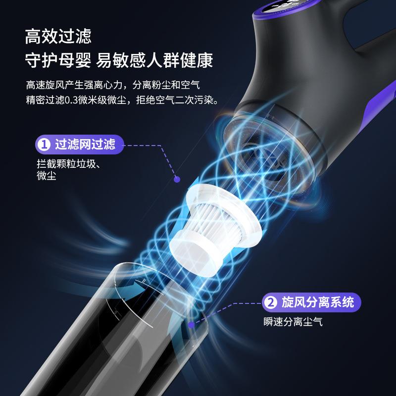 吸尘器无线手持大吸力大功率地毯深度清洁吸尘扫拖地一体