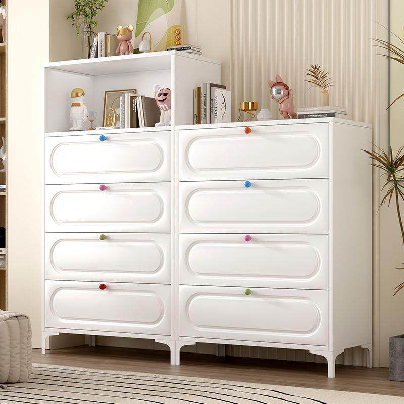 钢制五斗柜家用奶油风现代简约铁艺储物柜落地多层卧室铁艺抽屉柜,住宅家具,斗柜,淘宝优惠券,粉丝福利购,淘宝优惠卷