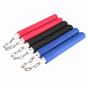 儿童款海绵玩具双节棍跆拳道初学者二节棍短款泡棉双截棍二结棍