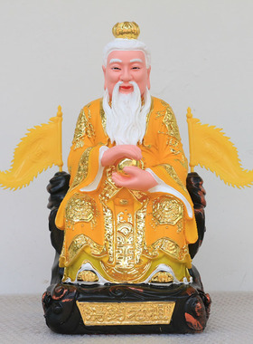 鸿钧老祖鸿钧道人树脂佛像