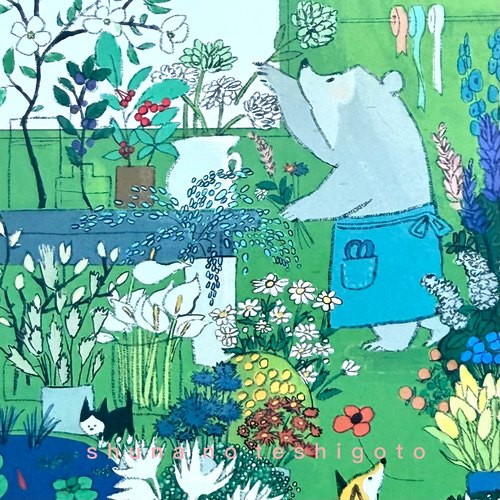 「SHUNA」熊熊篇 充满欢笑的小动物日常 2 日本插画ももろ明信片