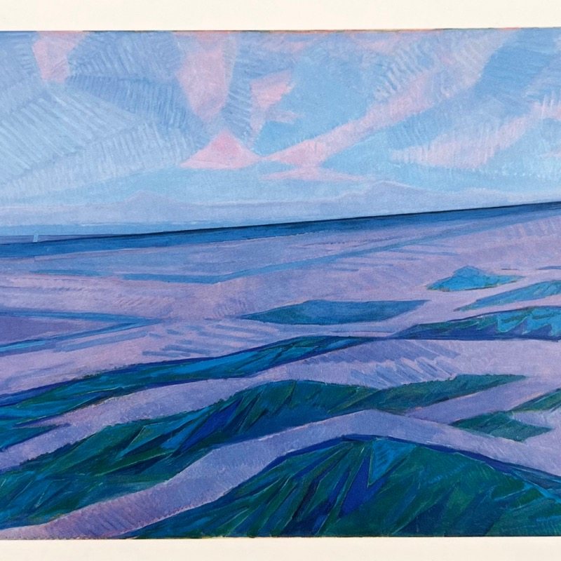 「shuna」风格派的沙丘 mondrian蒙德里安风景名画原版明信片现货