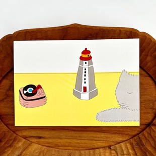 「SHUNA」日本插画大师安西水丸代表作精选原版治愈明信片2