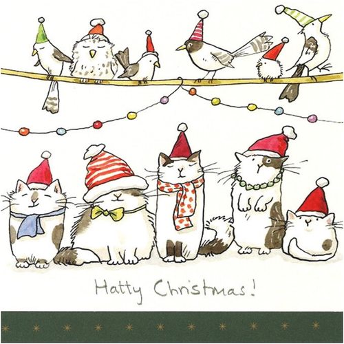 「SHUNA」英国原版TBM圣诞贺卡10治愈系插画2026新年快乐友情见证