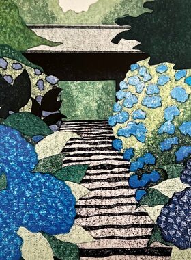 SHUNA日本版画家大津一幸明信片4